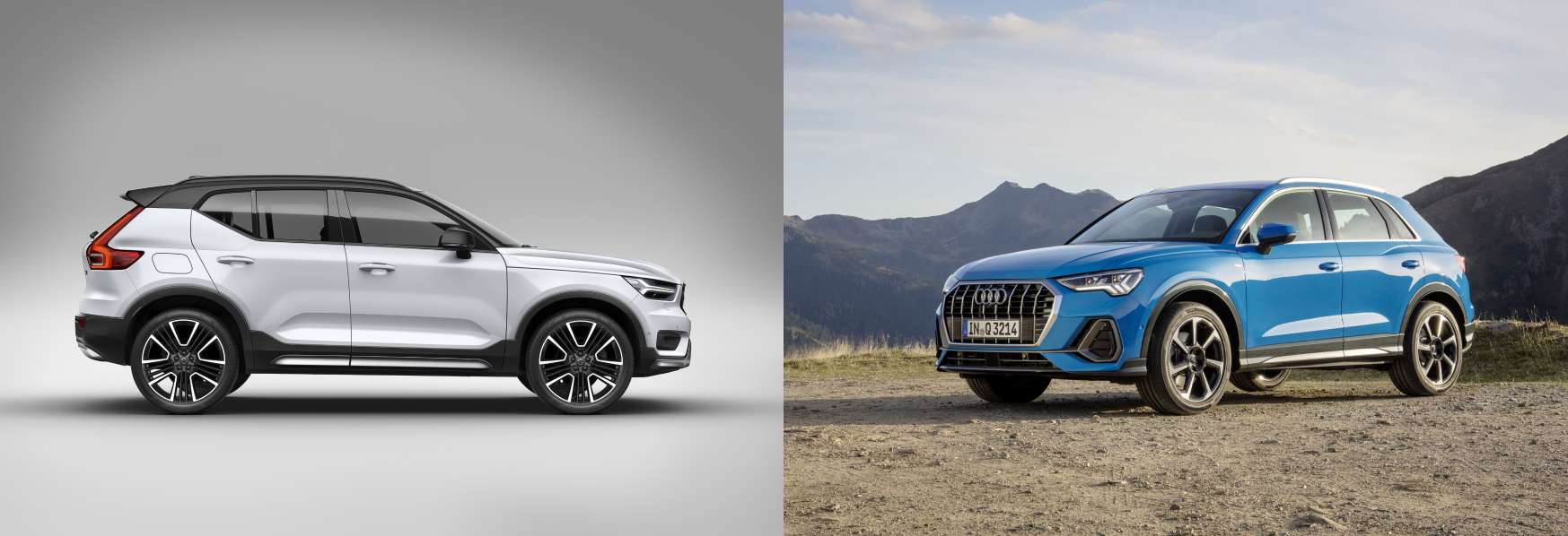 volvo xc40 and audi q3