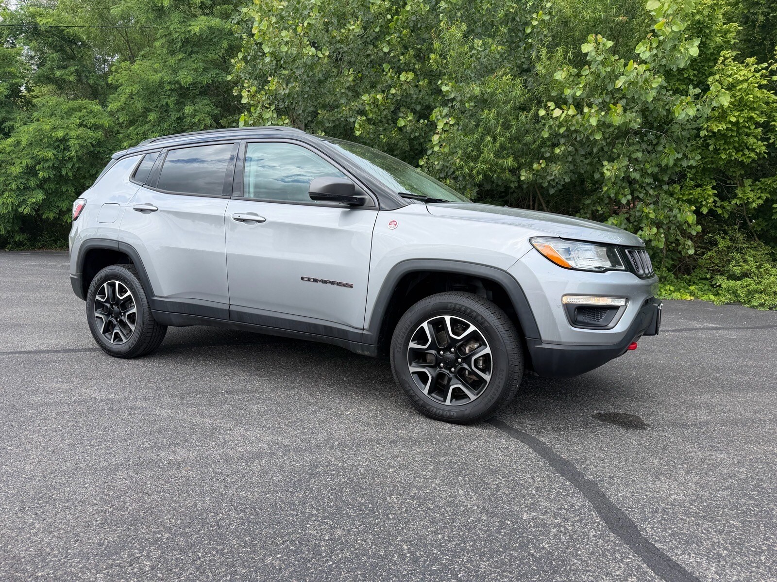 Used 2021 Jeep Compass Trailhawk with VIN 3C4NJDDBXMT571655 for sale in Glasgow, KY