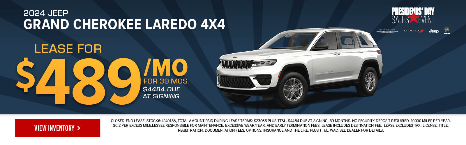 New Vehicle Specials Gillman Chrysler Jeep Dodge Ram