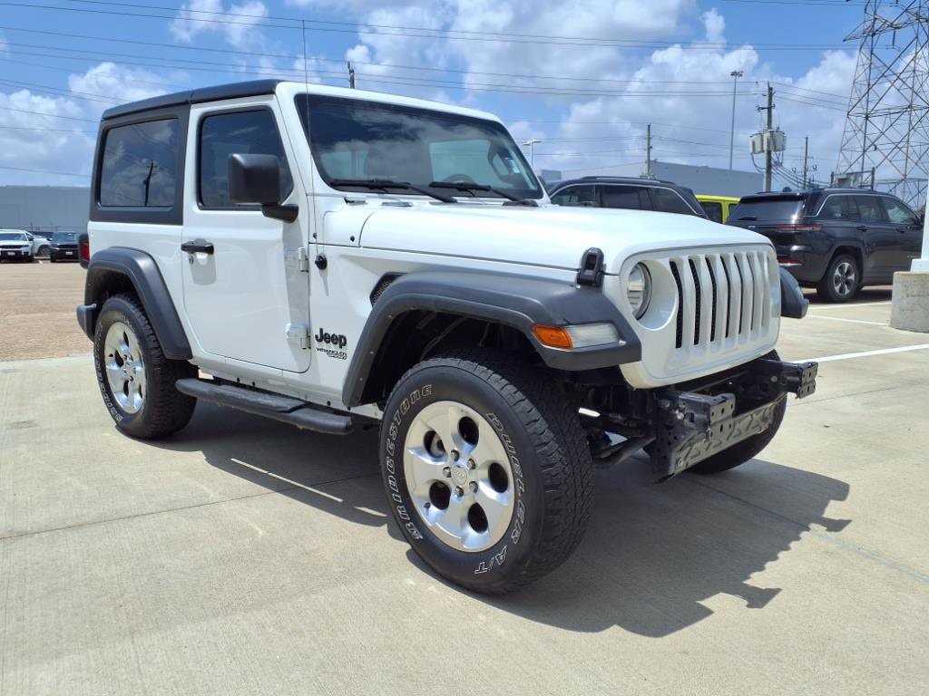 Used 2021 Jeep Wrangler Sport S with VIN 1C4GJXAN5MW757350 for sale in Houston, TX