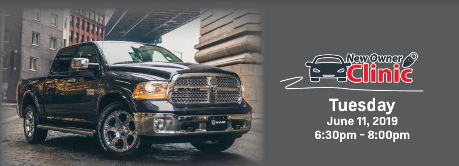 Join Us for our June New Owner Clinic Gillman Chrysler Dodge Ram