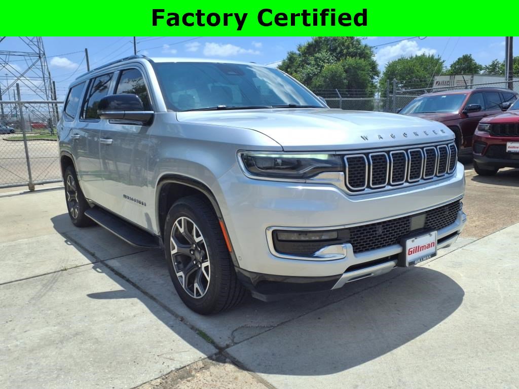 Certified 2024 Jeep Wagoneer Series III with VIN 1C4SJVDP3RS117213 for sale in Houston, TX