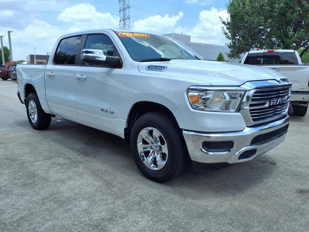 Used 2024 RAM Ram 1500 Pickup Laramie with VIN 1C6RREJT2RN218841 for sale in Houston, TX