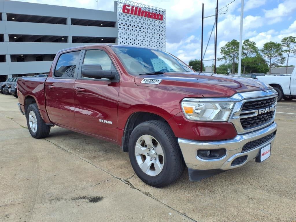 Used 2022 RAM Ram 1500 Pickup Big Horn/Lone Star with VIN 1C6RREFG9NN241412 for sale in Houston, TX