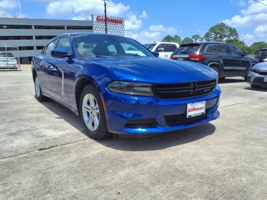 Used 2021 Dodge Charger SXT with VIN 2C3CDXBG8MH605863 for sale in Houston, TX