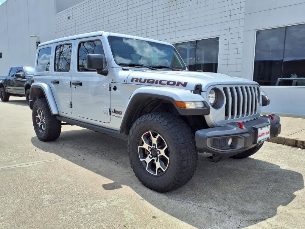Used 2022 Jeep Wrangler Unlimited Rubicon with VIN 1C4HJXFN7NW242848 for sale in Houston, TX