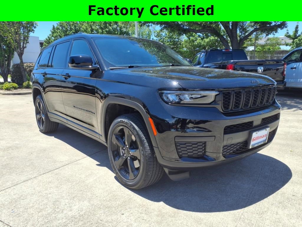 Certified 2024 Jeep Grand Cherokee L Altitude with VIN 1C4RJKAG7R8933324 for sale in Houston, TX
