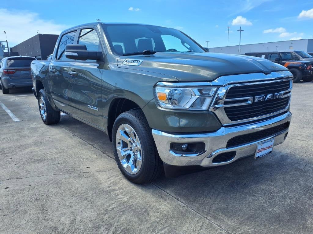 Used 2021 RAM Ram 1500 Pickup Big Horn/Lone Star with VIN 1C6SRFFT1MN777614 for sale in Houston, TX