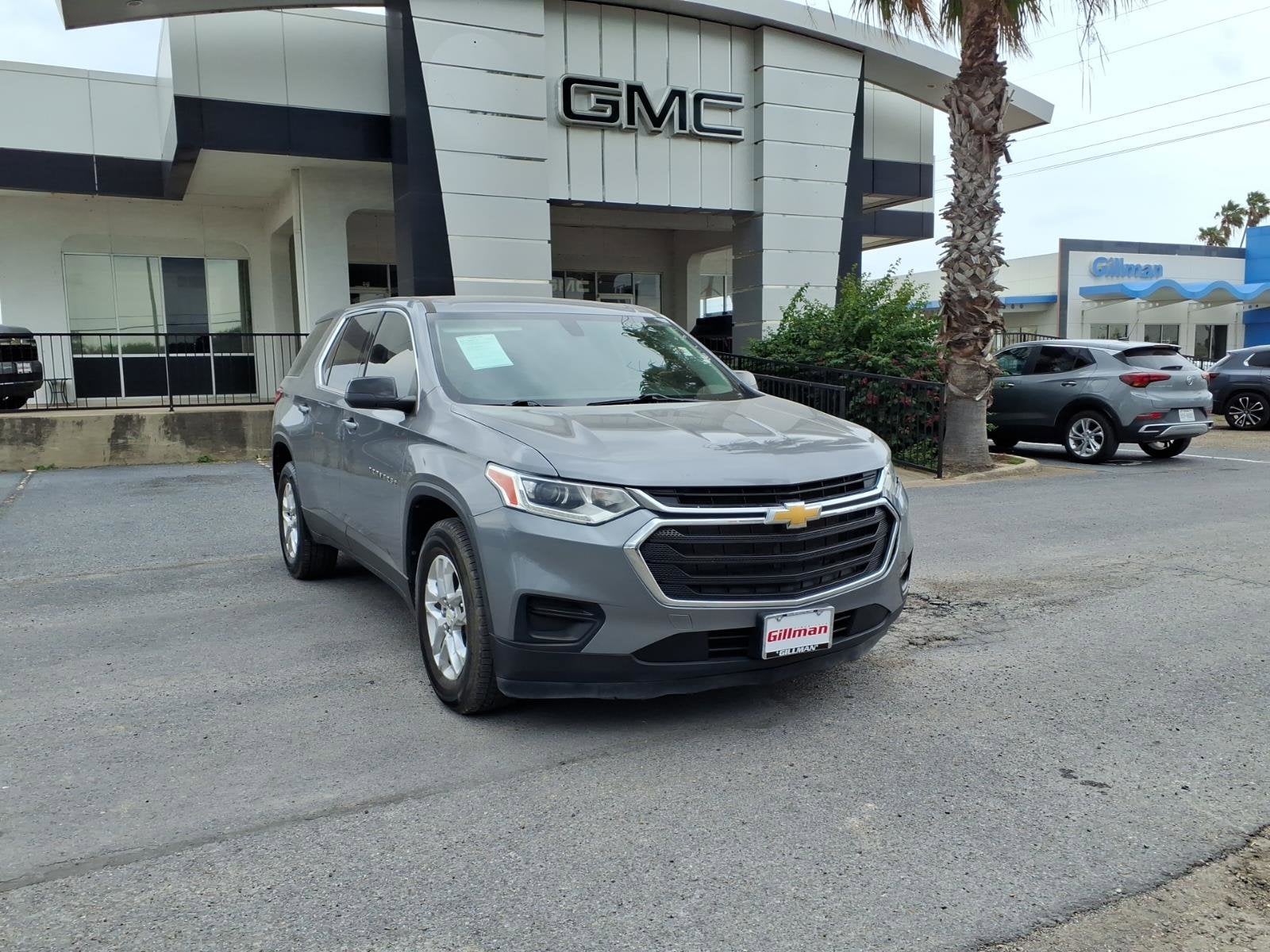 Used 2021 Chevrolet Traverse LS with VIN 1GNERFKW0MJ170236 for sale in San Benito, TX