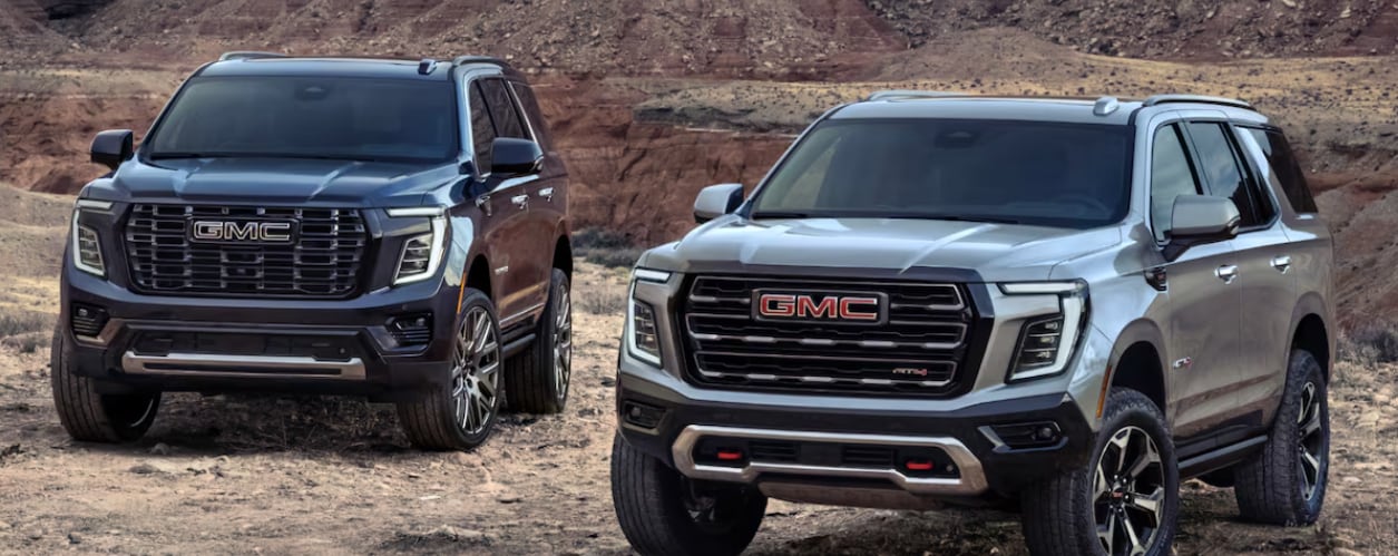 Two 2025 GMC Yukons