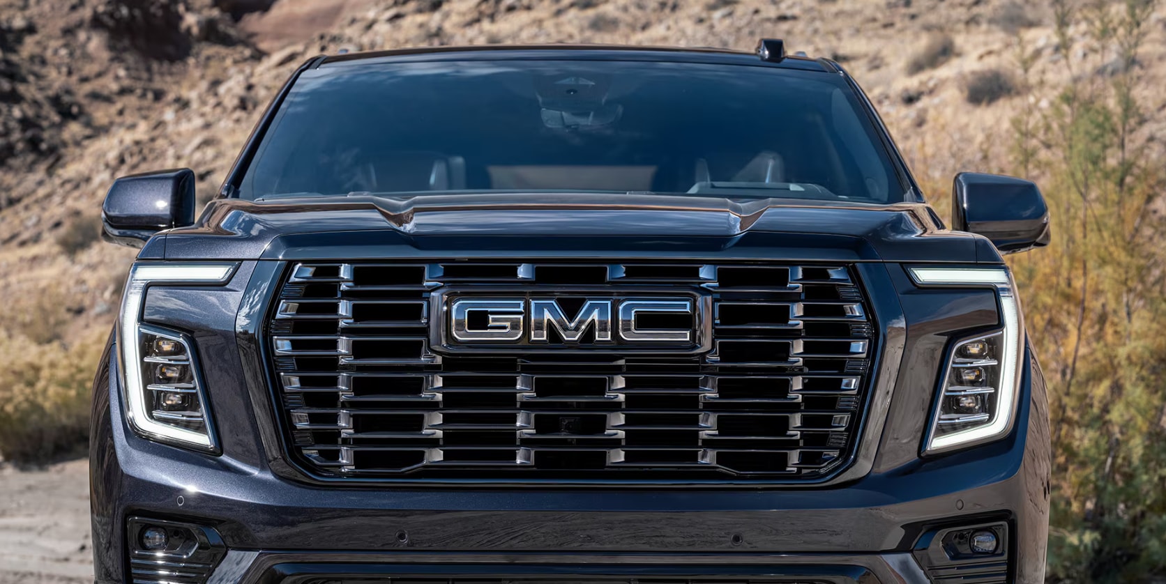 2026 GMC Yukon XL frontal head on view