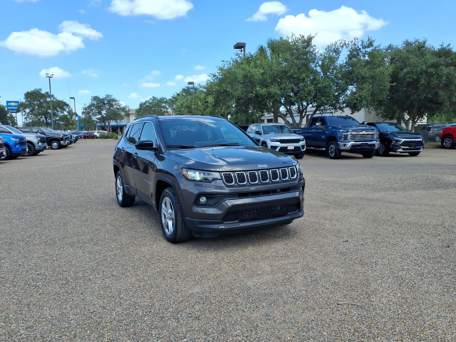 Used 2024 Jeep Compass Latitude with VIN 3C4NJDBN0RT596679 for sale in San Benito, TX