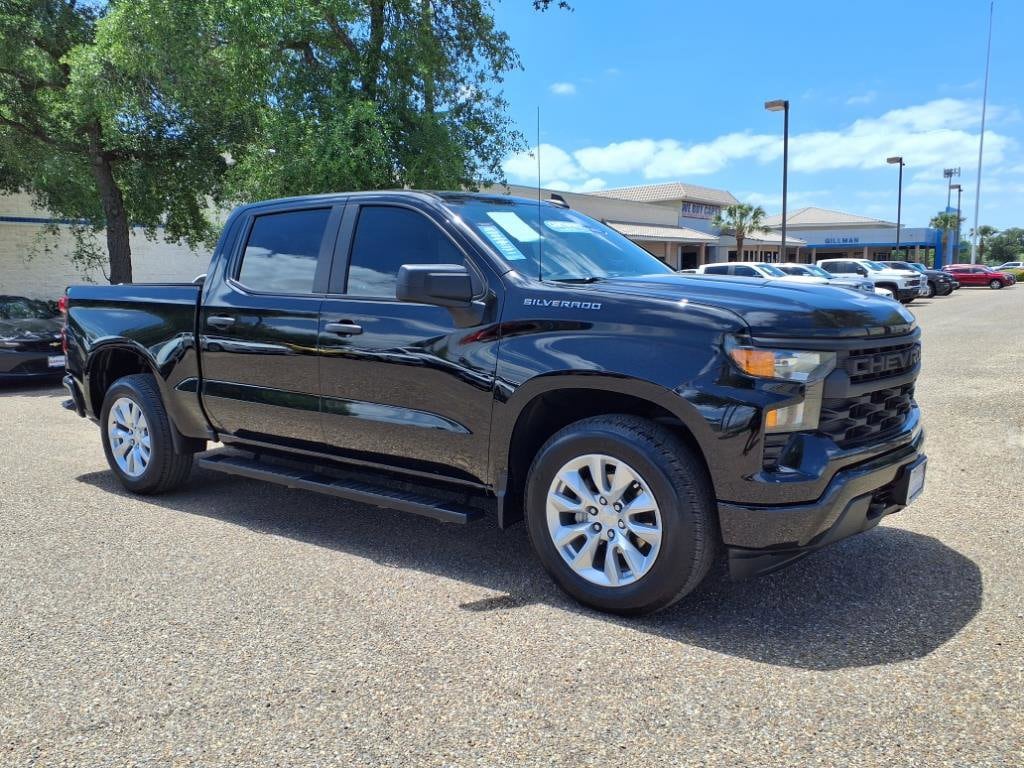 Used 2024 Chevrolet Silverado 1500 Custom with VIN 1GCPABEK9RZ191220 for sale in Harlingen, TX