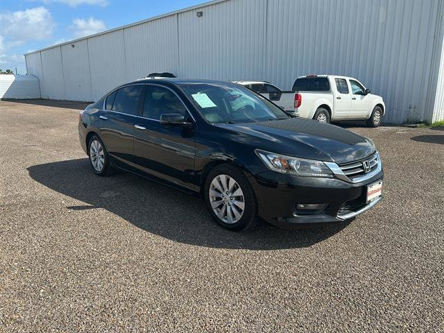 Used 2015 Honda Accord EX-L with VIN 1HGCR2F87FA063354 for sale in Harlingen, TX