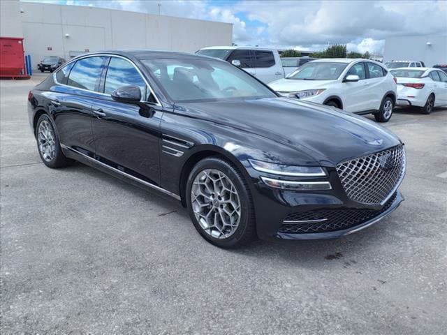 Used 2024 GENESIS G80 Base with VIN KMTGB4SC0RU217689 for sale in Houston, TX