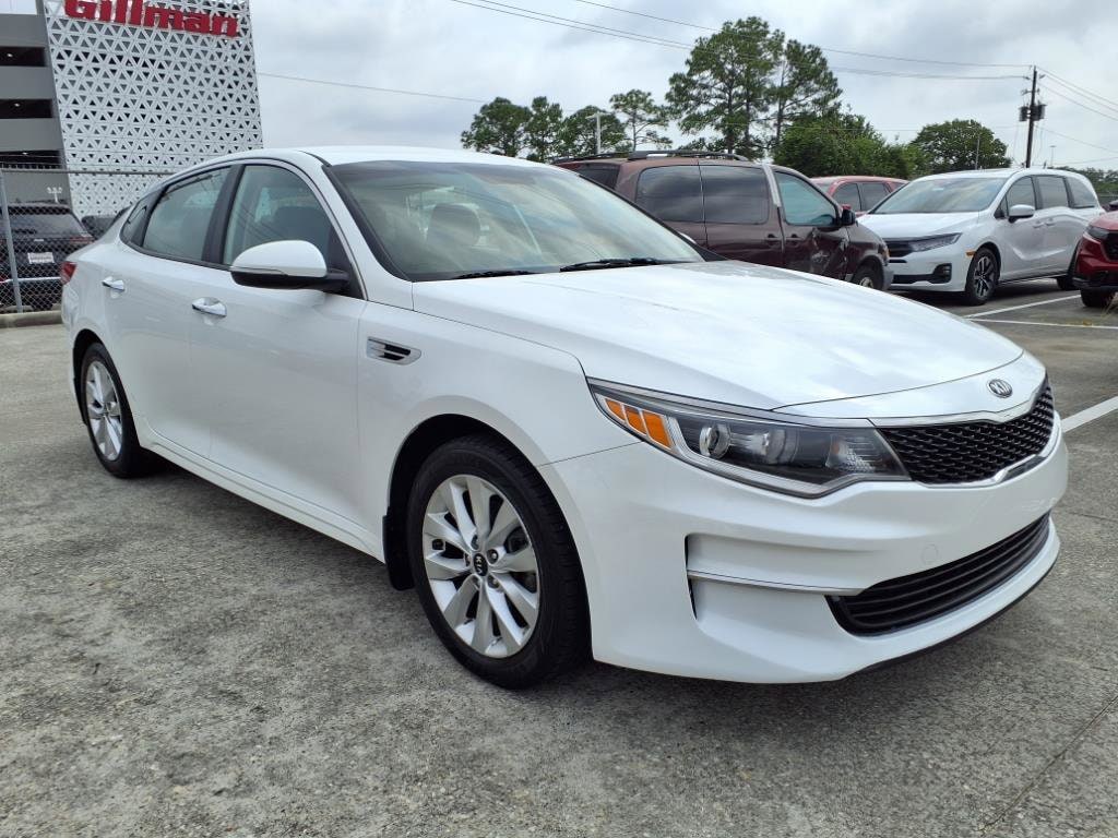 Used 2018 Kia Optima LX with VIN KNAGT4L36J5216603 for sale in Houston, TX