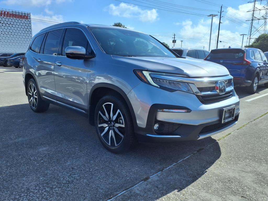 Certified 2022 Honda Pilot Elite with VIN 5FNYF6H07NB004595 for sale in Houston, TX