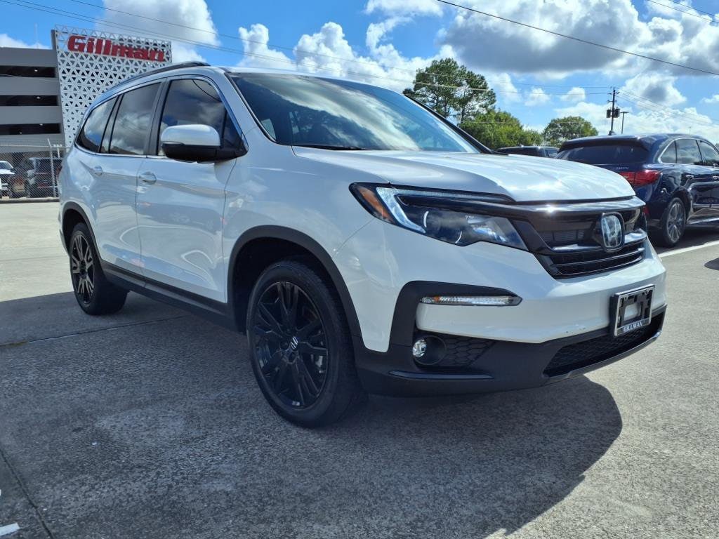 Certified 2022 Honda Pilot SE with VIN 5FNYF6H21NB081979 for sale in Houston, TX