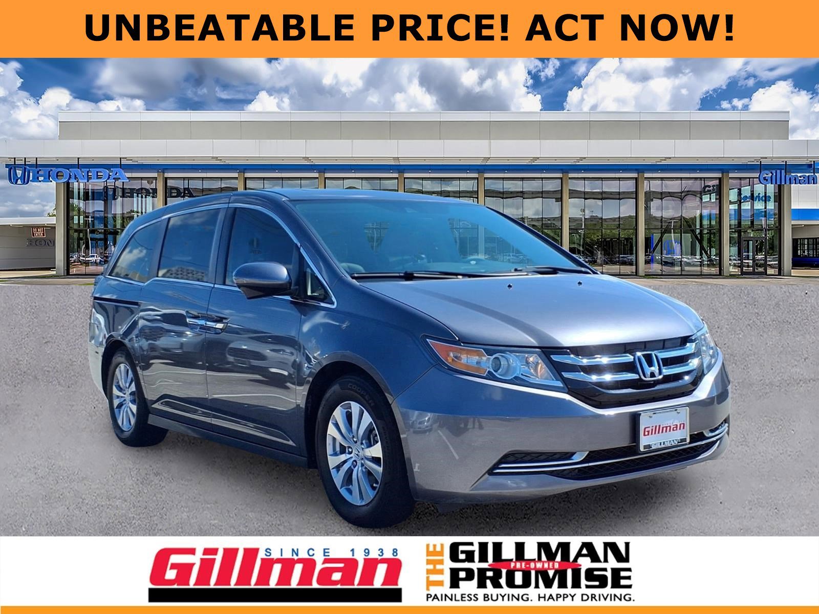 2015 Honda Odyssey EX-L with DVD Rear Entertainment System's photo