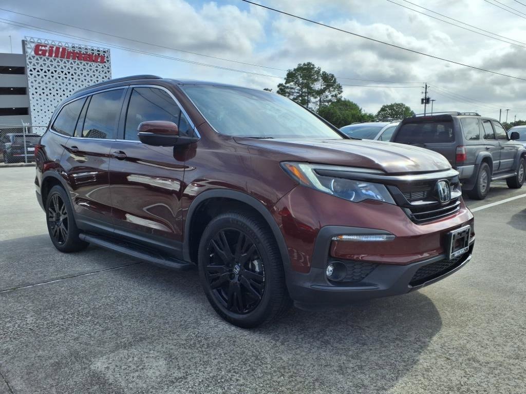 Certified 2022 Honda Pilot SE with VIN 5FNYF5H20NB018155 for sale in Houston, TX
