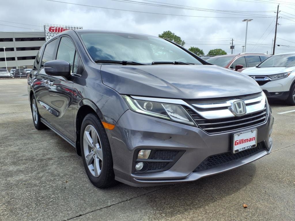 Certified 2018 Honda Odyssey EX-L with VIN 5FNRL6H79JB051292 for sale in Houston, TX
