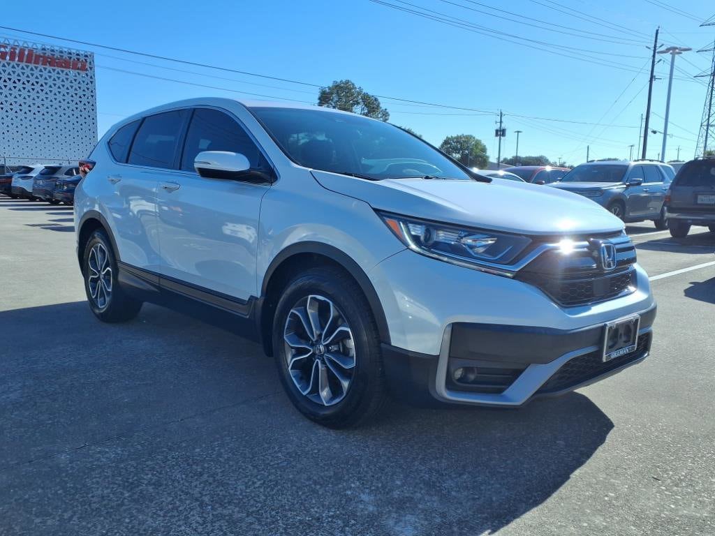 Certified 2022 Honda CR-V EX with VIN 2HKRW1H50NH409024 for sale in Houston, TX