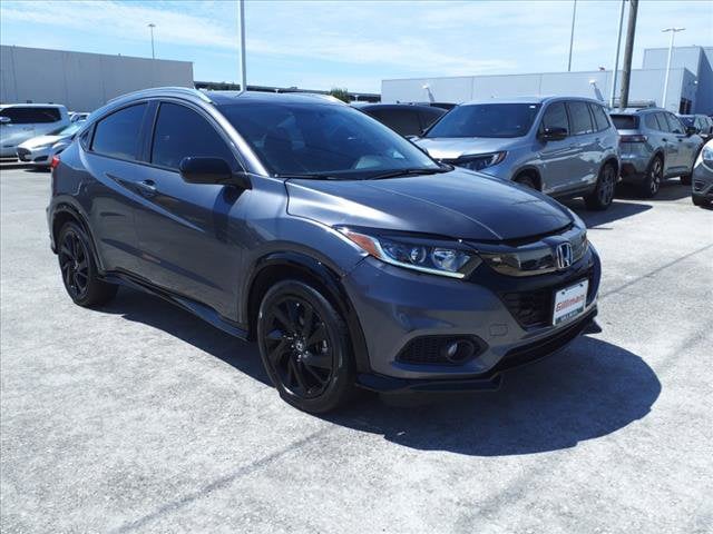 Certified 2021 Honda HR-V Sport with VIN 3CZRU5H17MM723590 for sale in Houston, TX