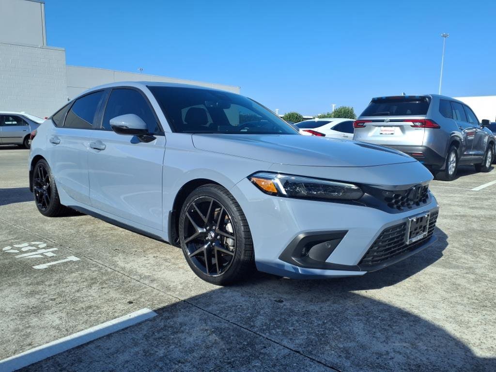 Certified 2024 Honda Civic Hatchback Sport Touring with VIN 19XFL1H82RE009756 for sale in Houston, TX