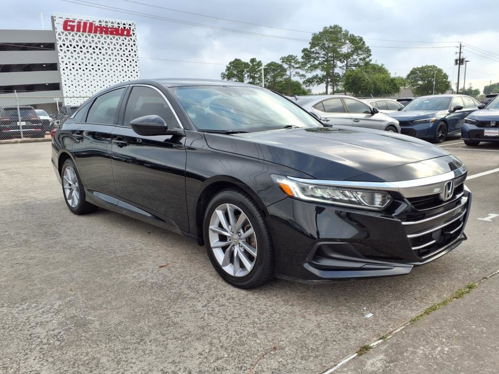 Certified 2021 Honda Accord LX with VIN 1HGCV1F10MA024918 for sale in Houston, TX
