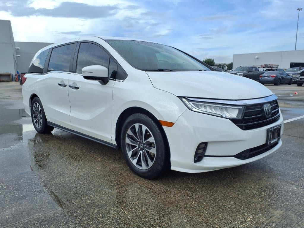 Certified 2022 Honda Odyssey EX-L with VIN 5FNRL6H7XNB048567 for sale in Houston, TX