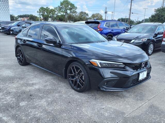 Certified 2022 Honda Civic Hatchback Sport Touring with VIN 19XFL1H81NE023416 for sale in Houston, TX