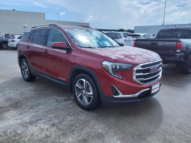 Used 2020 GMC Terrain SLT with VIN 3GKALPEV2LL176892 for sale in Houston, TX