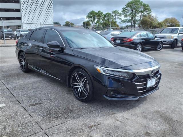 Certified 2022 Honda Accord Touring with VIN 1HGCV2F9XNA015446 for sale in Houston, TX