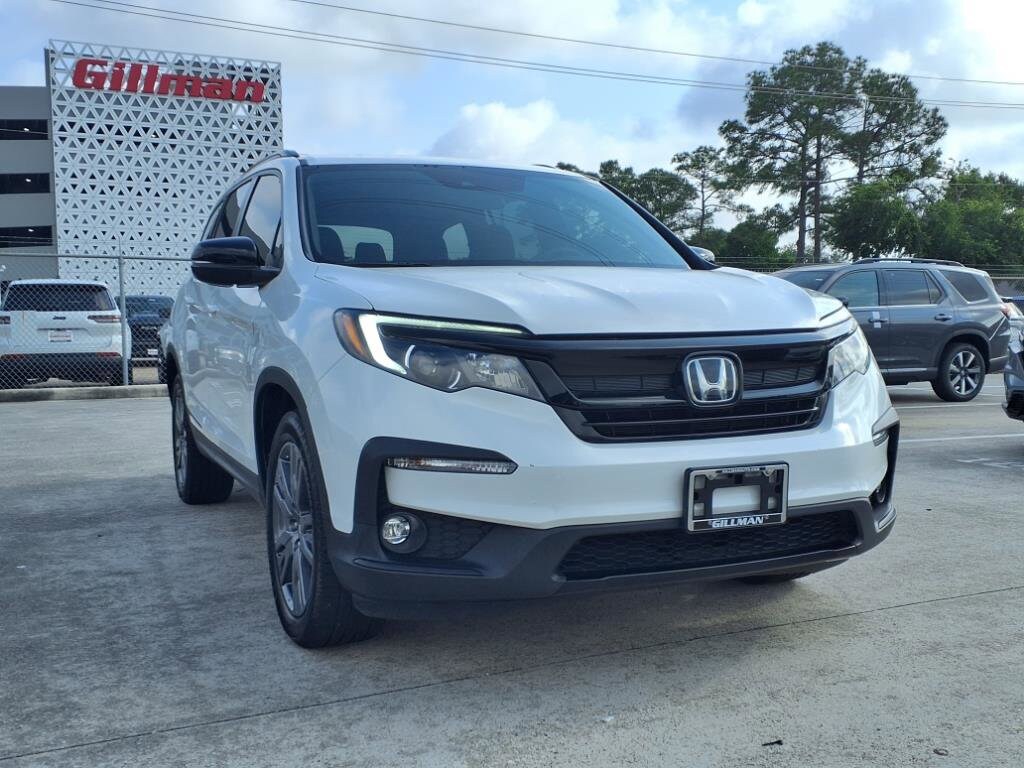 Certified 2022 Honda Pilot Sport with VIN 5FNYF6H3XNB034801 for sale in Houston, TX
