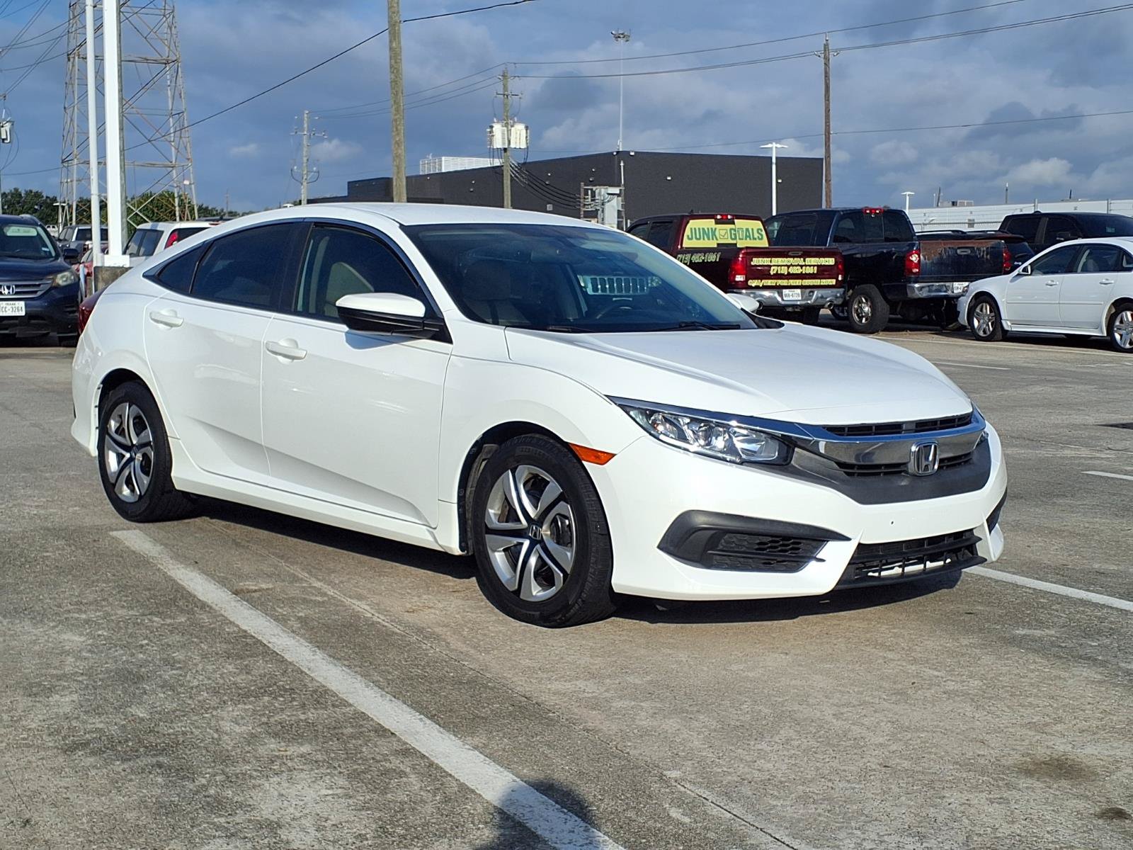 Certified 2017 Honda Civic LX with VIN 19XFC2F50HE005119 for sale in Harlingen, TX
