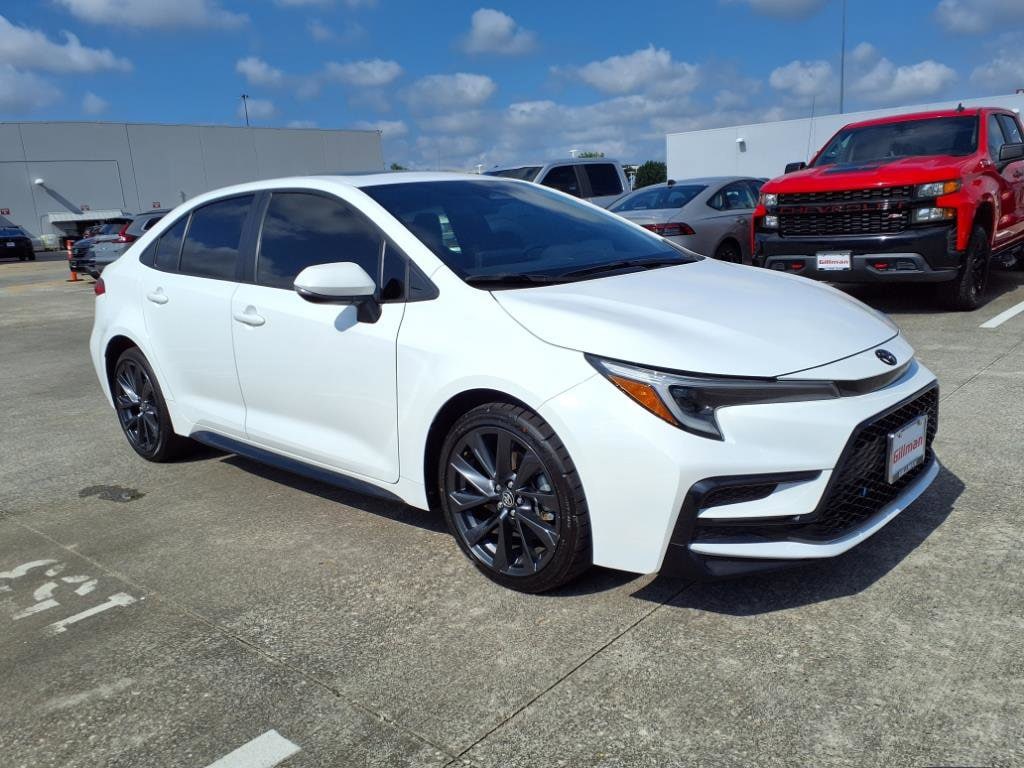 Used 2023 Toyota Corolla SE with VIN JTDP4MCE1P3514885 for sale in Houston, TX