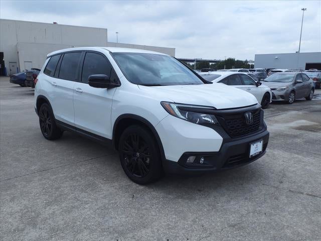 Certified 2021 Honda Passport Sport with VIN 5FNYF7H20MB013807 for sale in Houston, TX