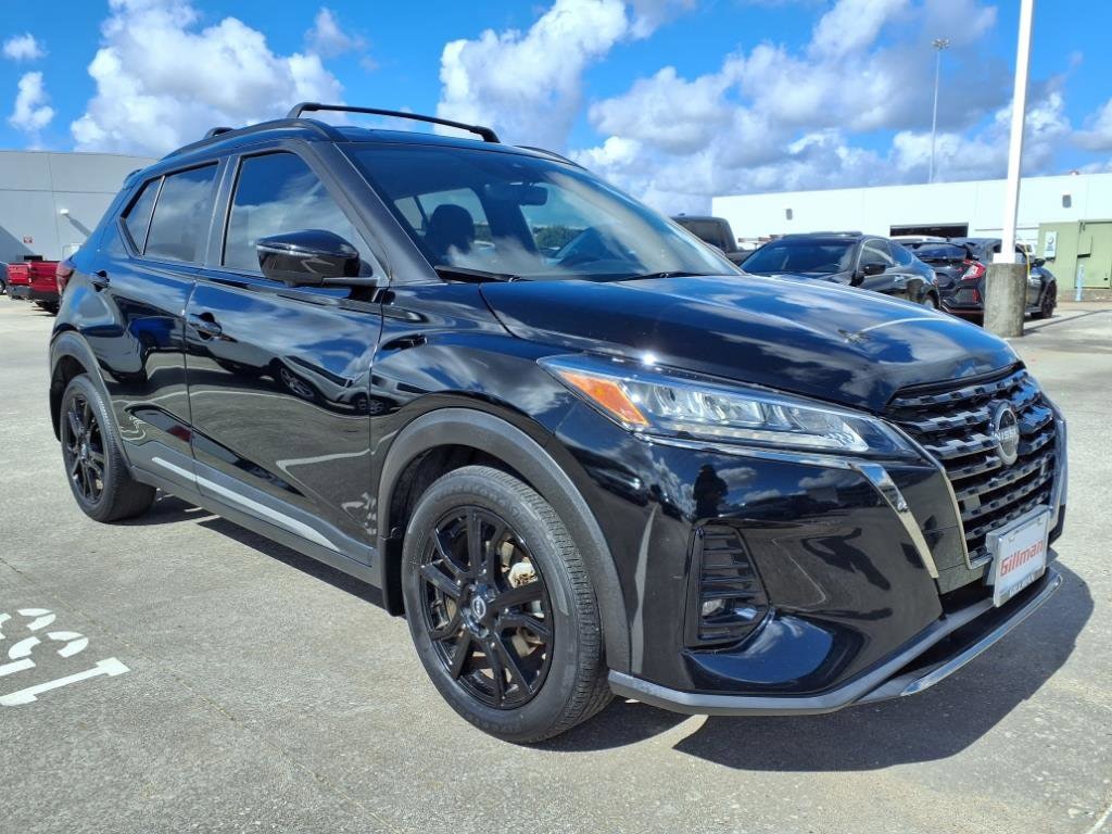 Used 2023 Nissan Kicks SR with VIN 3N1CP5DV9PL501027 for sale in Houston, TX