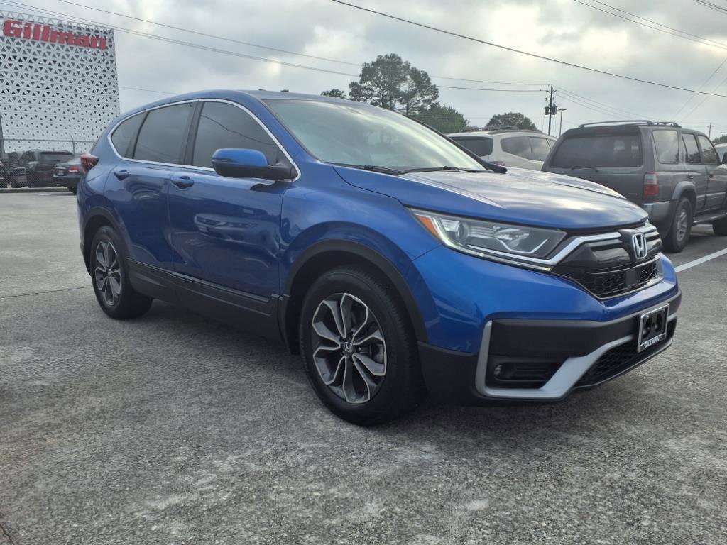 Certified 2021 Honda CR-V EX-L with VIN 7FARW1H80ME019293 for sale in Houston, TX