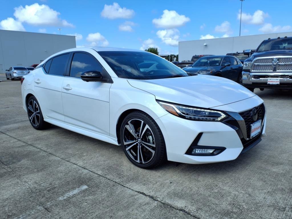 Used 2022 Nissan Sentra SR with VIN 3N1AB8DV9NY253840 for sale in Houston, TX