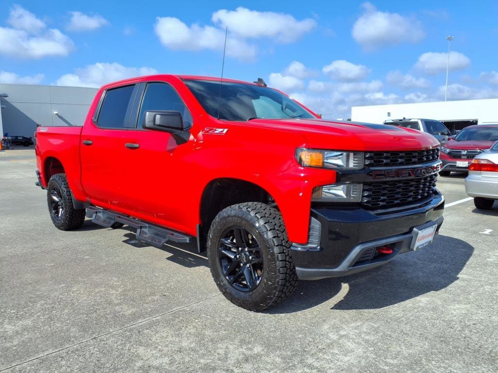 Used 2020 Chevrolet Silverado 1500 Custom with VIN 3GCPYCEF3LG218620 for sale in Houston, TX