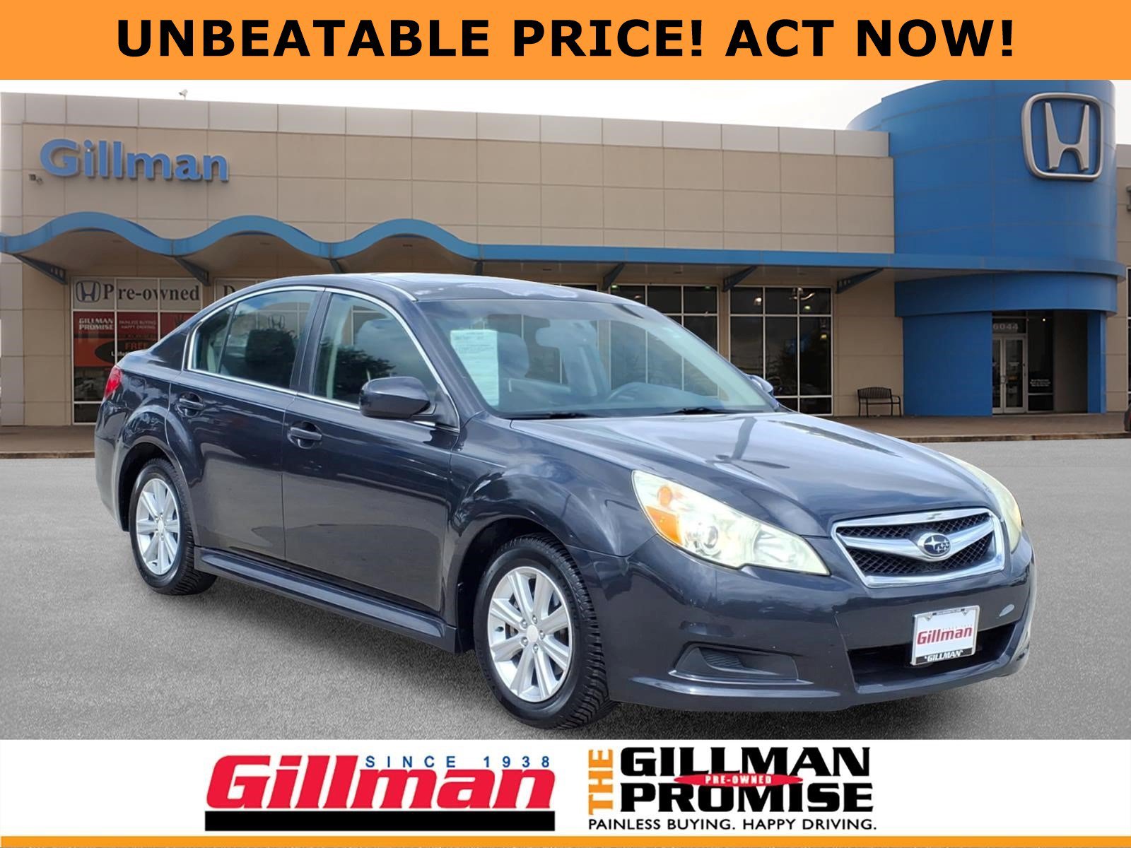 Used 2011 Subaru Legacy I Premium with VIN 4S3BMCG6XB3223379 for sale in Schertz, TX