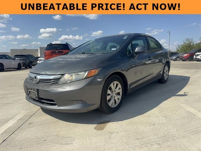 Used 2012 Honda Civic LX with VIN 19XFB2F57CE086275 for sale in Schertz, TX
