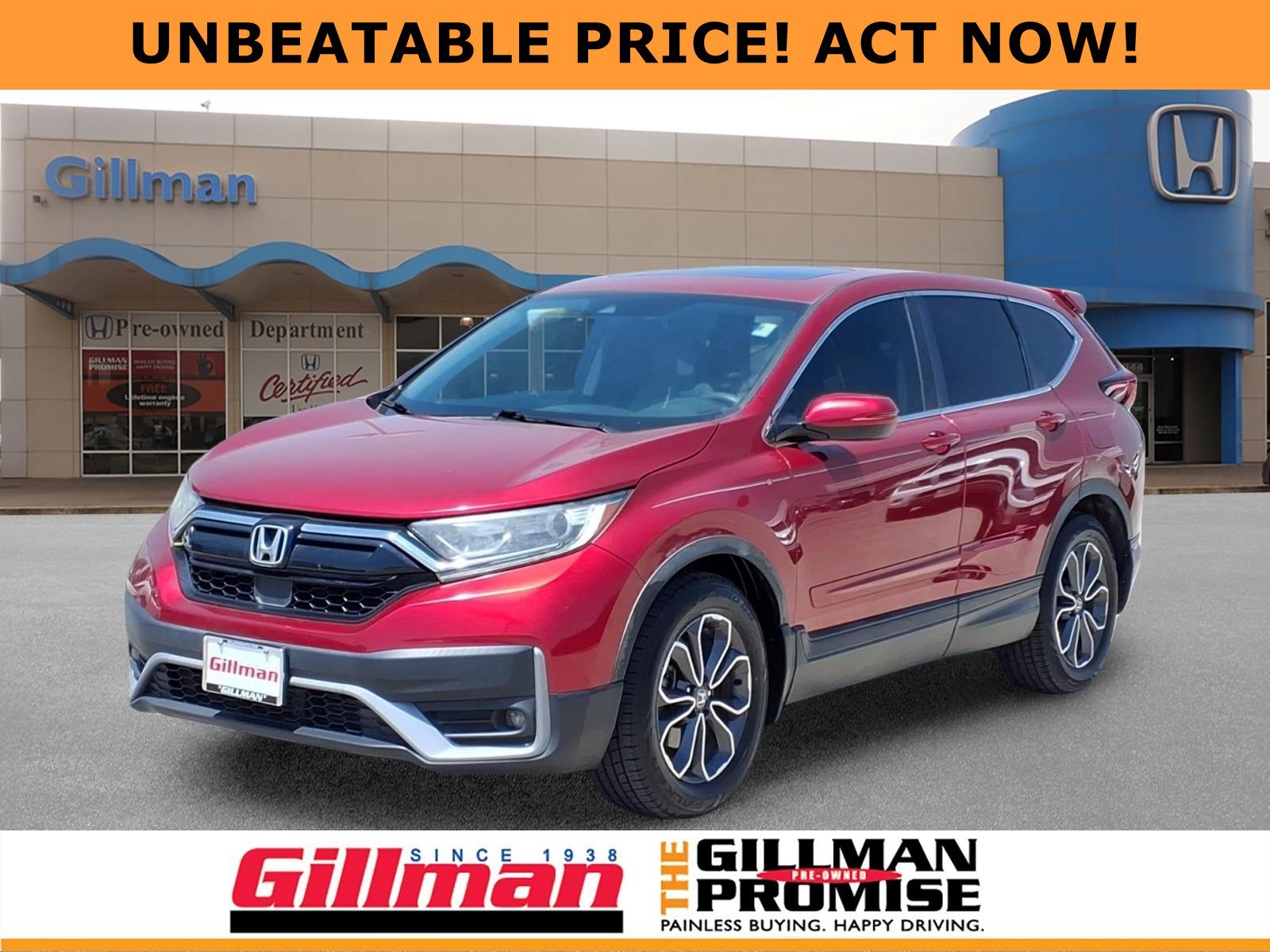Certified Pre-Owned 2020 Honda CR-V EX 2WD