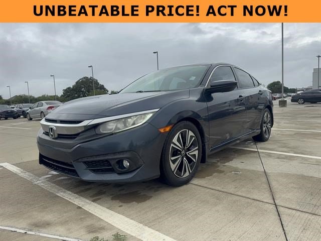 Certified 2016 Honda Civic EX-T with VIN 19XFC1F34GE042679 for sale in Schertz, TX