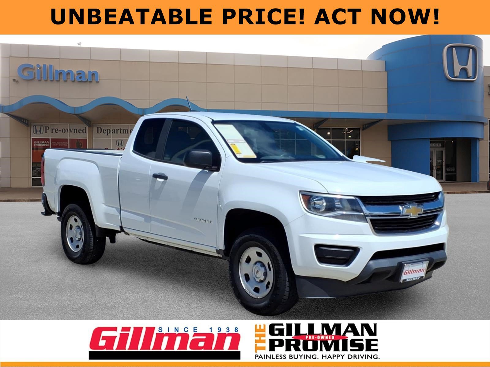 Used 2019 Chevrolet Colorado Work Truck with VIN 1GCHSBEAXK1168607 for sale in Schertz, TX