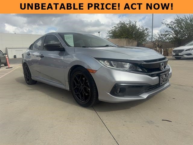 Used 2019 Honda Civic Sport with VIN 2HGFC2F86KH605375 for sale in Schertz, TX