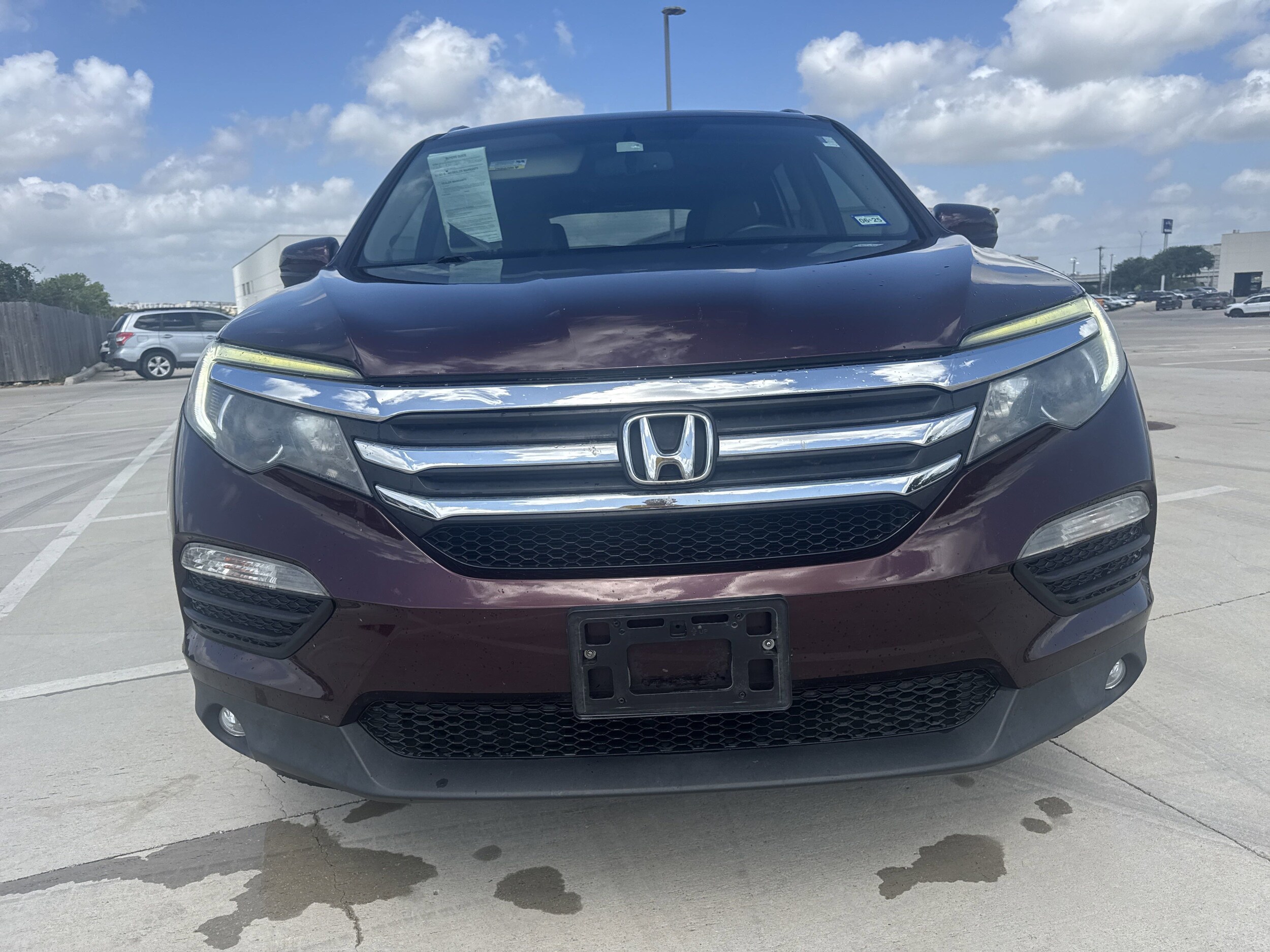 Used 2016 Honda Pilot EX-L with VIN 5FNYF6H55GB128671 for sale in Selma, TX
