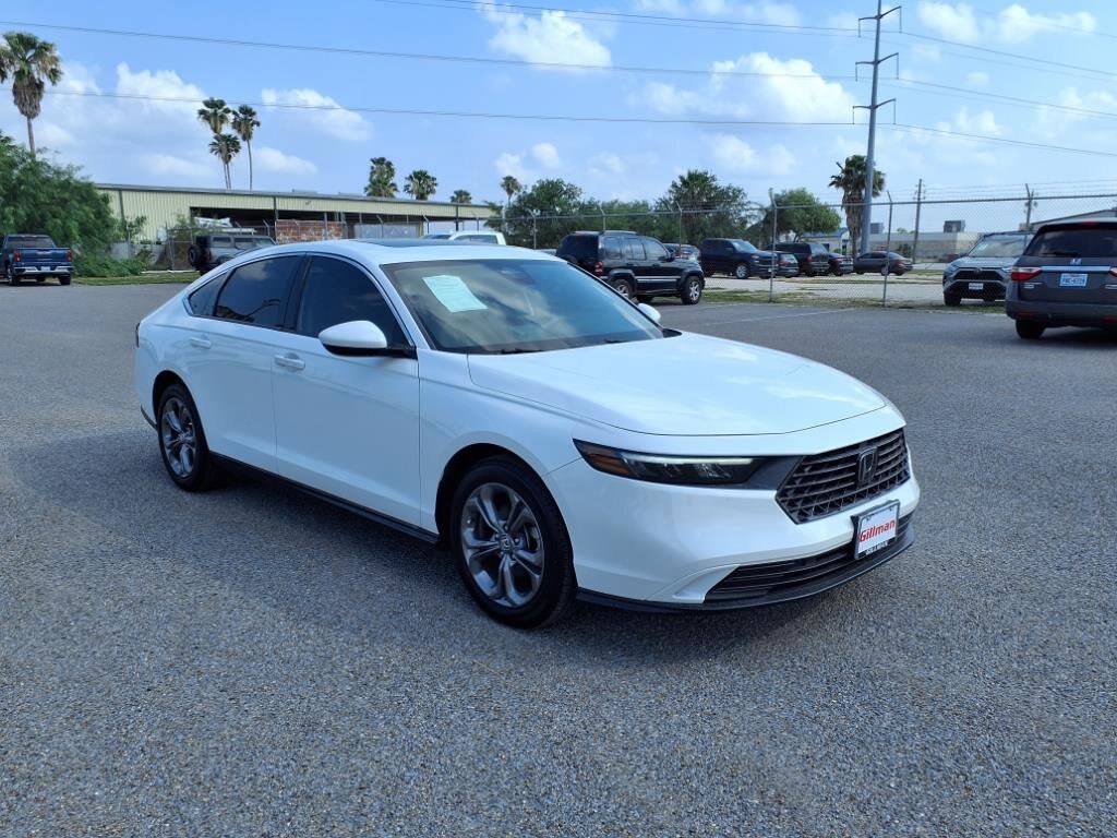 Used 2024 Honda Accord EX with VIN 1HGCY1F3XRA056369 for sale in San Benito, TX