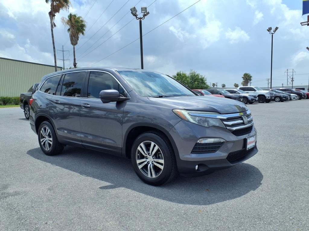 Used 2017 Honda Pilot EX-L with VIN 5FNYF5H6XHB012967 for sale in San Benito, TX
